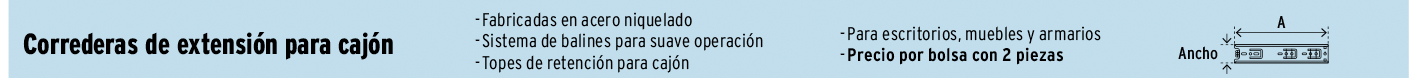 correderas